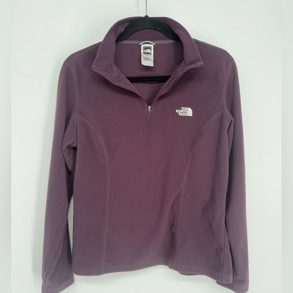 The North Face Jackets & Blazers - The North Face TKA 100 Fleece Quarter Zip Pullover Purple Women’s L